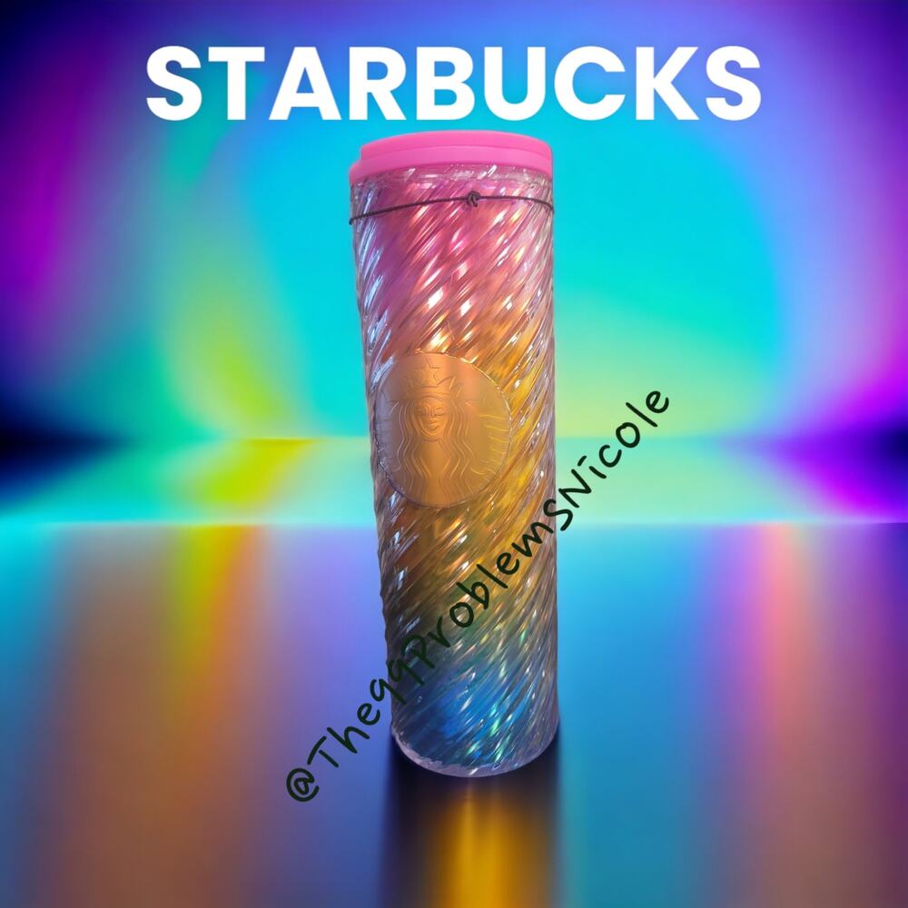 Starbucks Pride Rainbow Swirl Tumbler